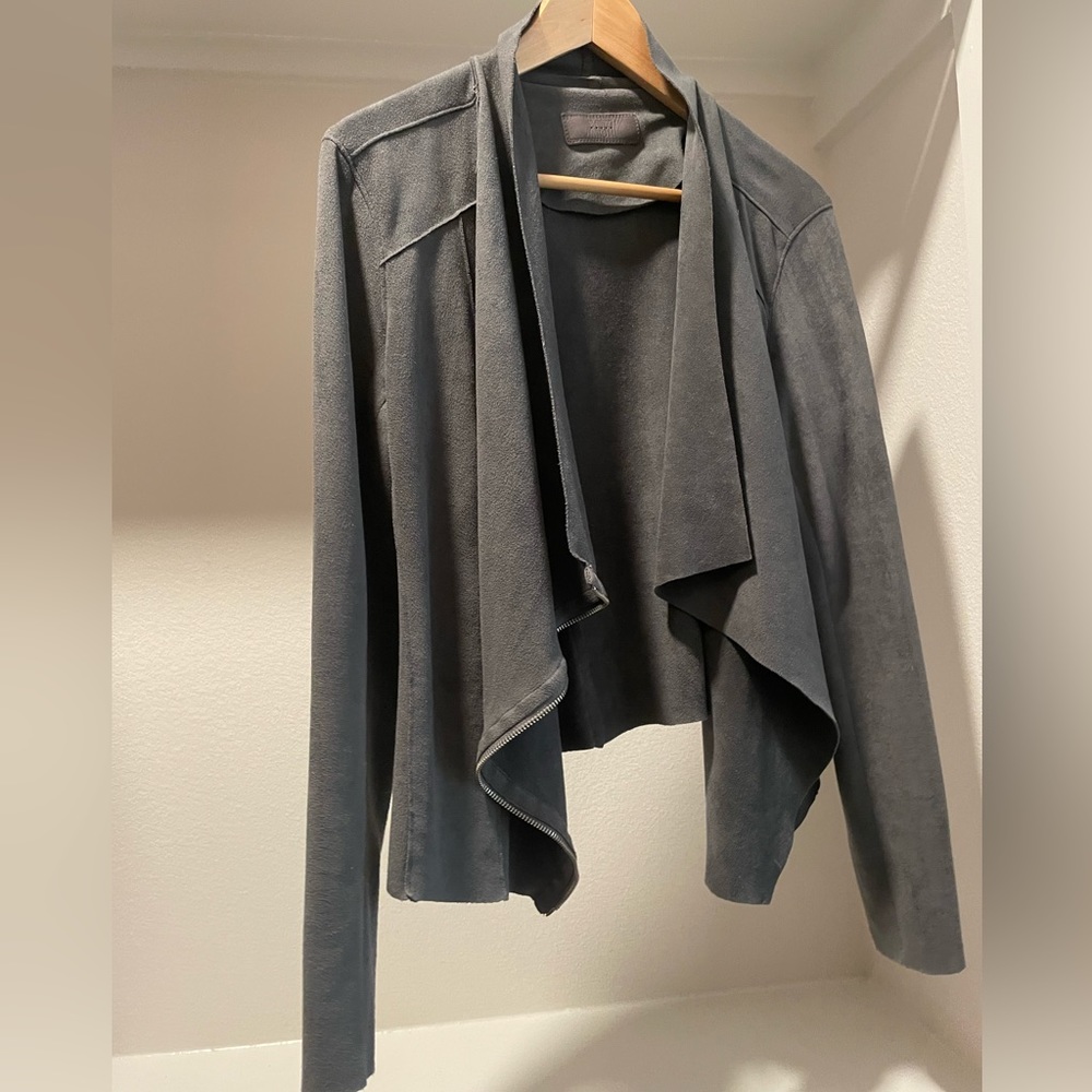 Gray Suede Jacket